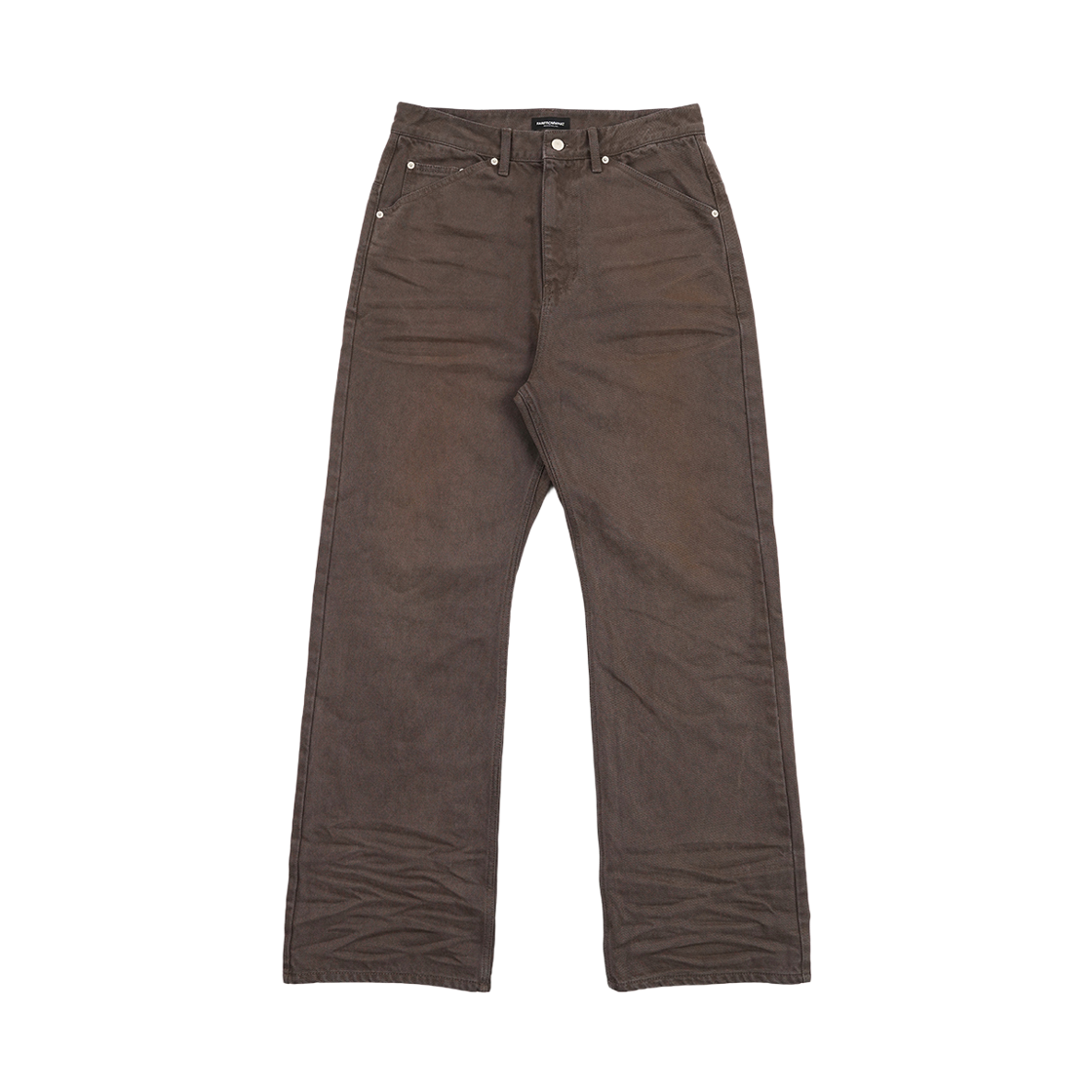 파프롬왓 파 링클드 워시드 팬츠_브라운(Farfromwhat Far Wrinkled Washed Pants_Brown)