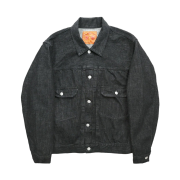 Fullcount 2102BKSS Type 2 Denim Jacket (Super Smooth) 11.5oz Black