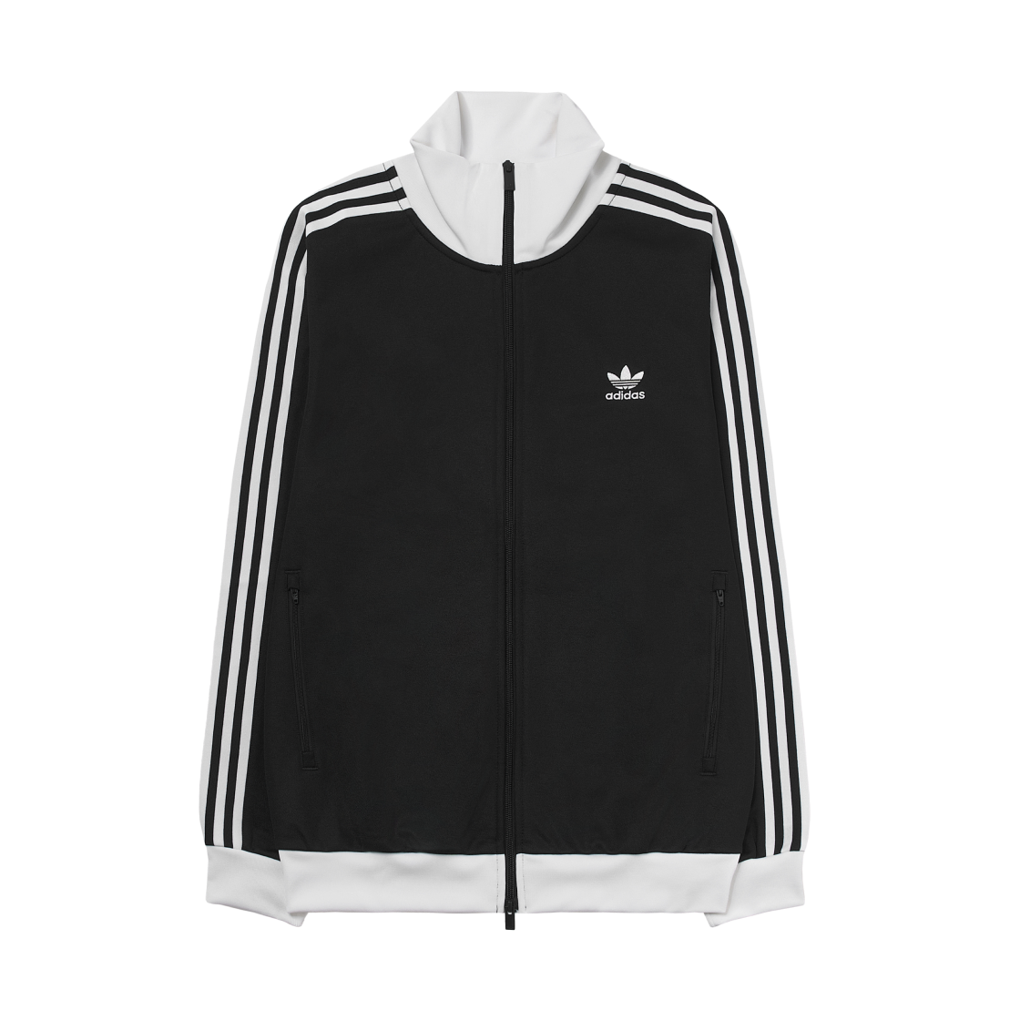 아디다스 아디컬러 클래식 베켄바우어 트랙 자켓 블랙 - KR 사이즈(Adidas Adicolor Classics Beckenbauer Track Jacket Black - KR Sizing)