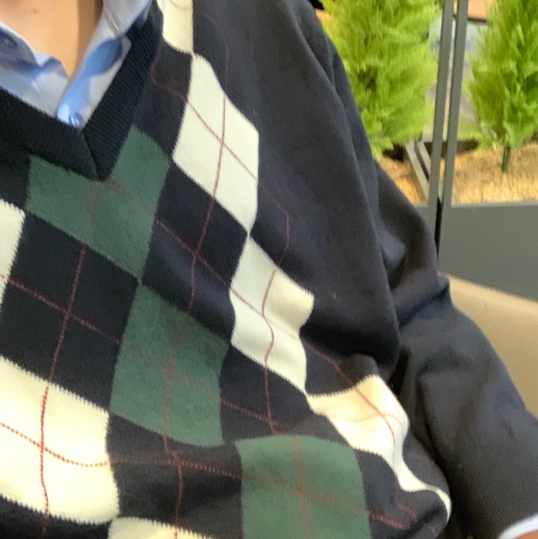 Polo Ralph Lauren Custom Fit Oxford Shirt Blue 착용 스타일