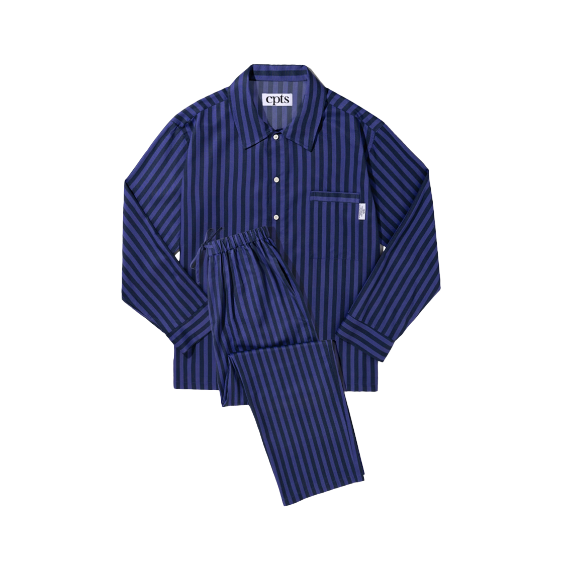 [3% 적립] 씨피티에스 릴랙스드 모달 스트라이프 파자마 미드나잇 블루([3% 적립] CPTS RELAXED MODAL STRIPE PAJAMAS MIDNIGHT BLUE) - 1
