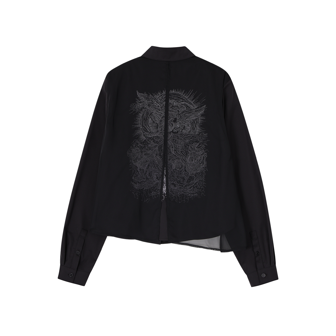 (W) 송지오 컬렉션 베일드 아크엔젤 셔츠 블랙((W) SONGZIO COLLECTION Veiled Archangel Shirt Black) - 2