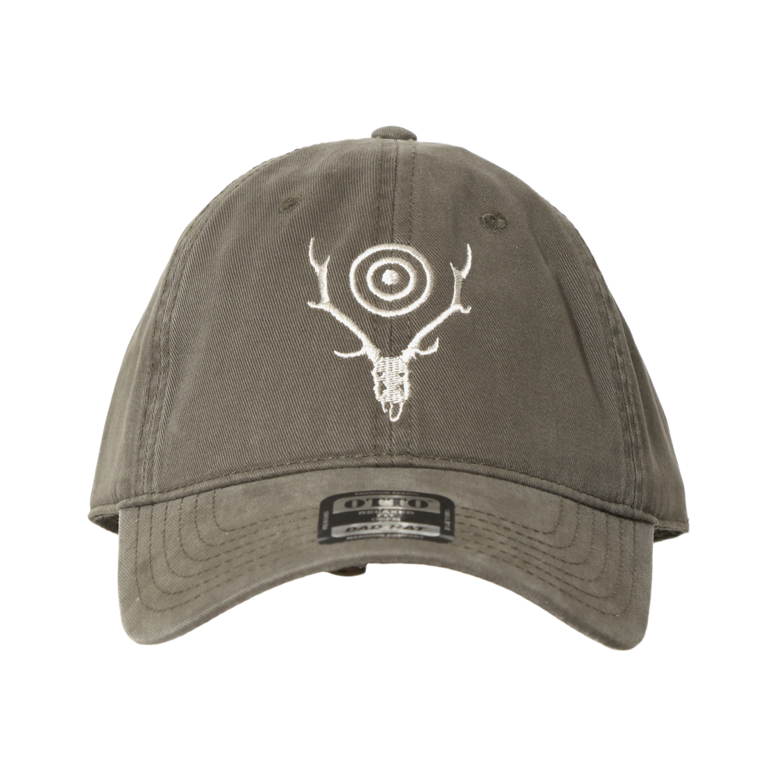 사우스2 웨스트8 S&T Emb. 스트랩 백 캡 다크 올리브(South2 West8 S&T Emb. Strap Back Cap Dark Olive)