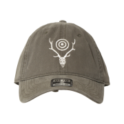 South2 West8 S&T Emb. Strap Back Cap Dark Olive