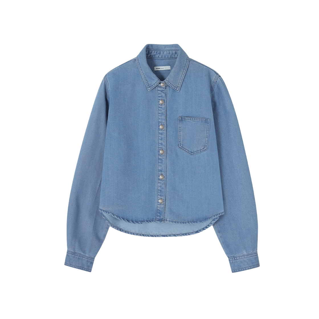 WI1SH101BL (W) SONGZIO Ssaw Singular Denim Shirt Blue