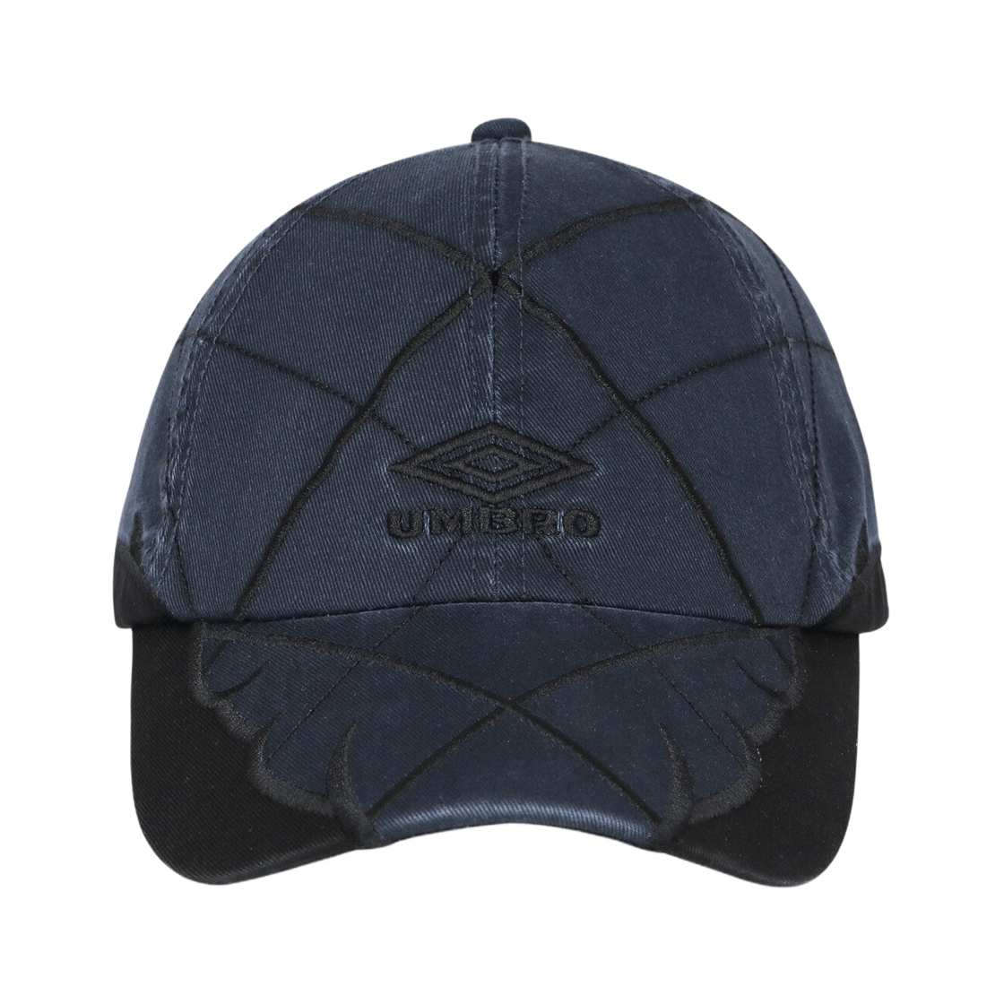 엄브로 x 슬램잼 콜리전 캡 블루 블랙(Umbro x Slam Jam Collision Cap Blue Black)