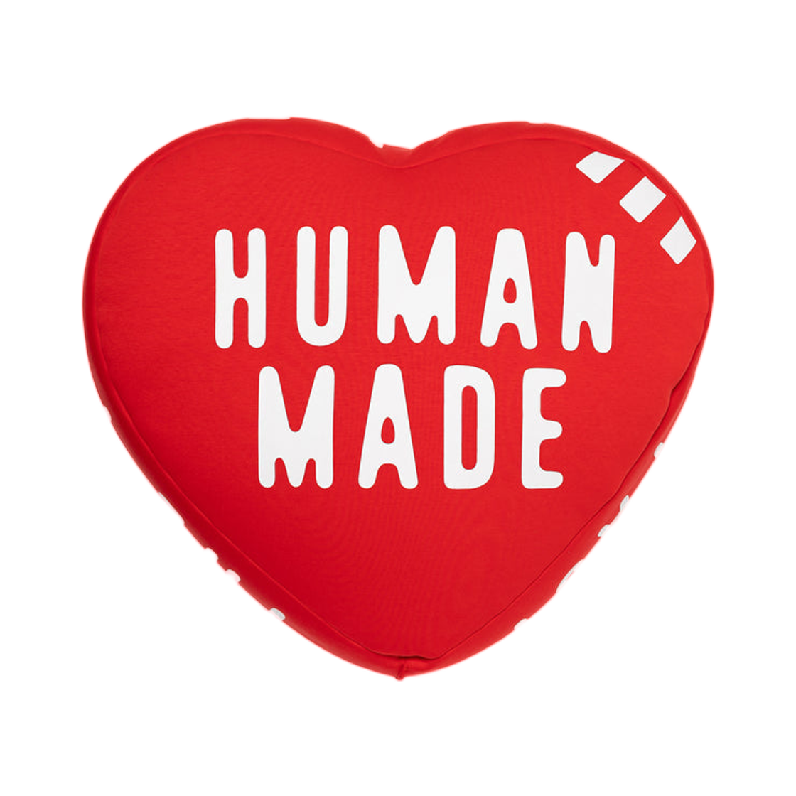 휴먼 메이드 하트 비즈 쿠션 레드(Human Made Heart Beads Cushion Red)