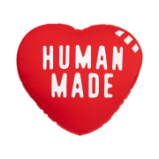 Human Made Heart Beads Cushion Red