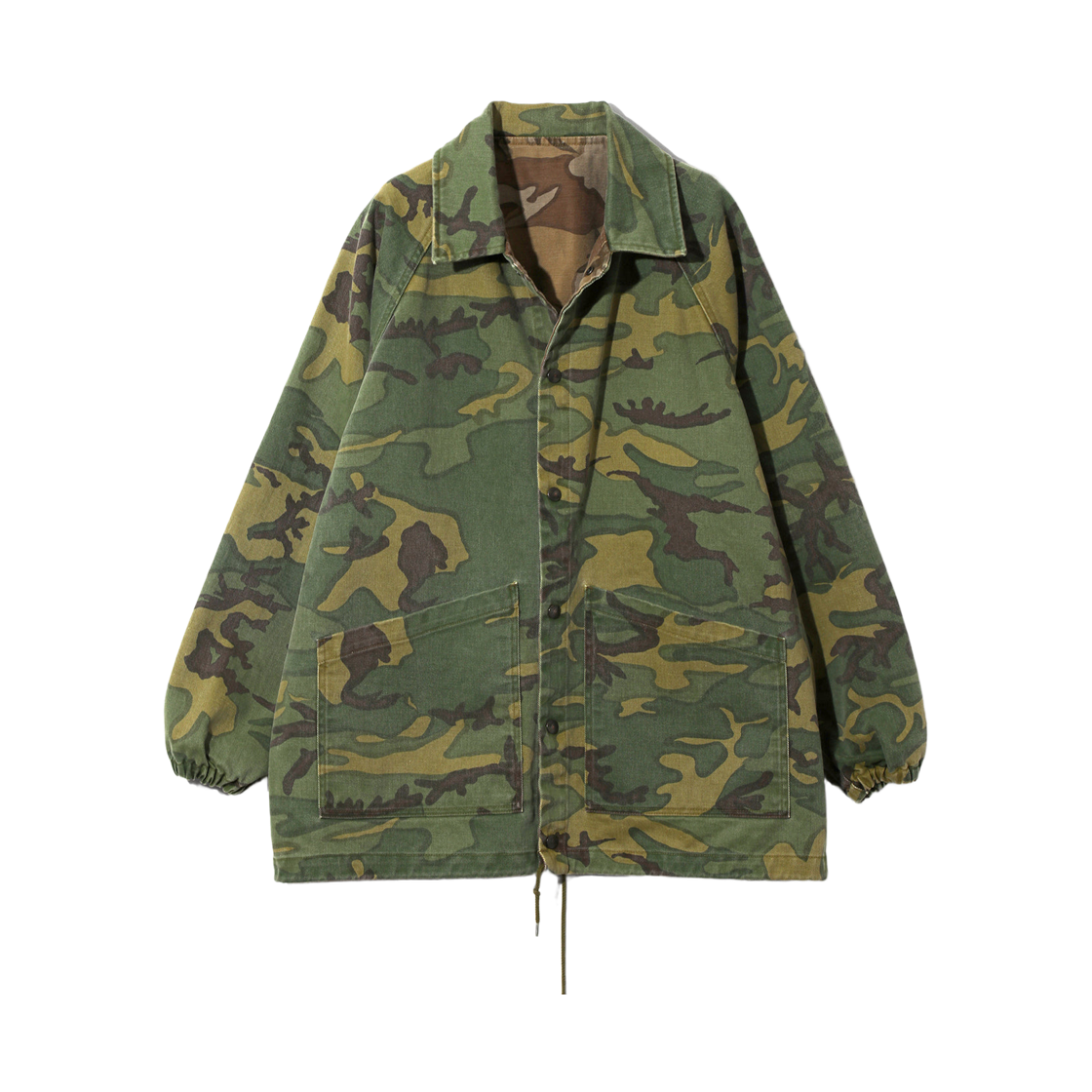 SX142 Needles Reversible Coach Jacket Camo Twill Camouflage