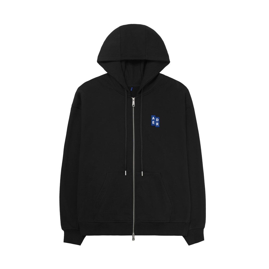 아더에러 시그니피컨트 TRS/BL 태그 후드 집업 02 블랙(Ader Error Sig; TRS/BL Tag Hoodie Zip-Up 02 Black)