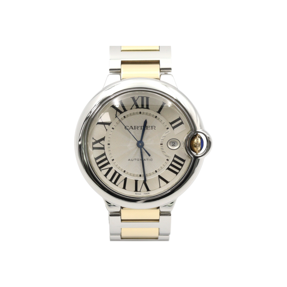 까르띠에 W69009Z3 18K 옐로우골드 콤비 발롱블루 드 까르띠에 42MM 오토매틱 남성 시계aa48685(Cartier Ballon Bleu 42mm Automatic Men's Watch in 18K Yellow Gold)