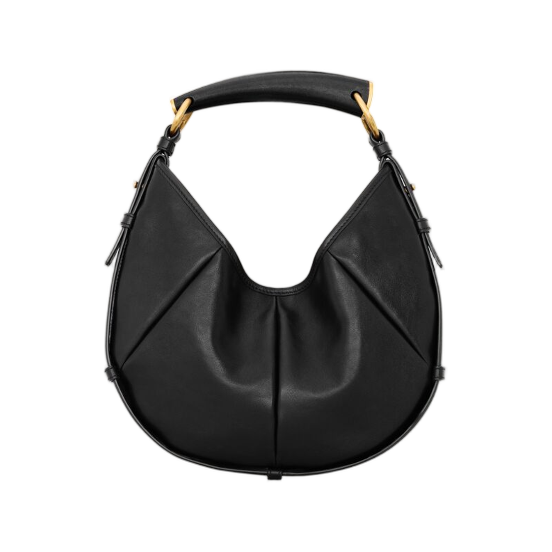 생로랑 몸바사 스몰 레더 블랙(Saint Laurent Mombasa Small in Leather Black) - 3
