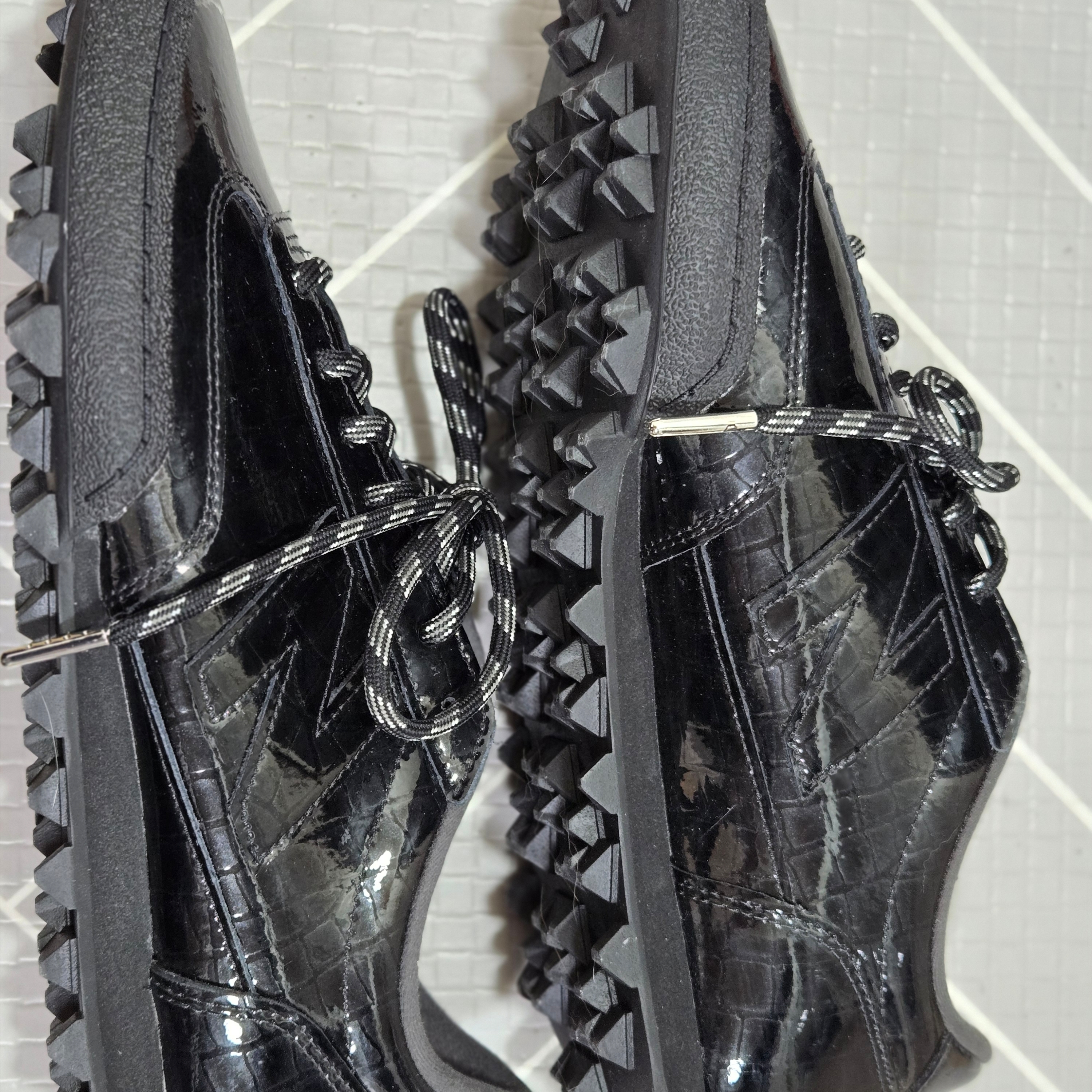 New Balance Gator Run Black 착용 스타일 - 2