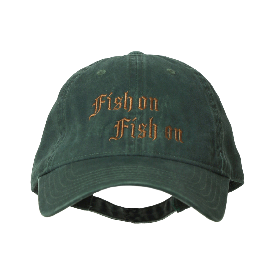 SX615 South2 West8 Strap Back Cap Fish On Green