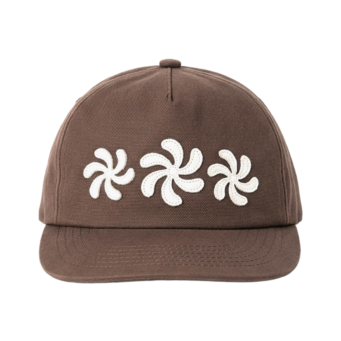 아모우 스피랄 5패널 캡 브라운(AMOU Spiral 5Pannel Cap Brown)
