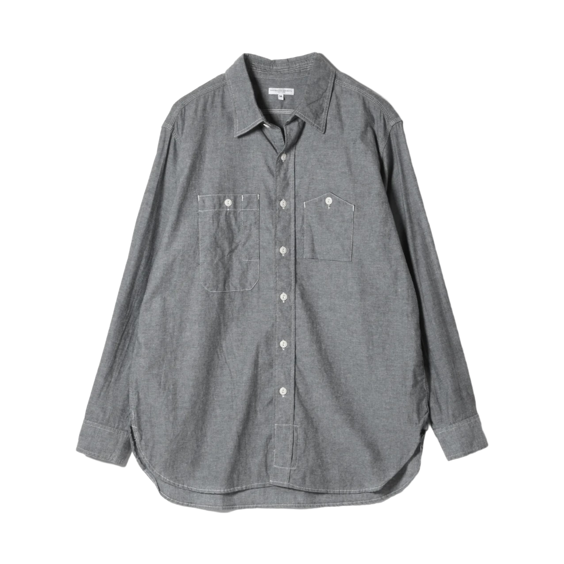 - Engineered Garments Cotton Chambray Work Shirt Grey