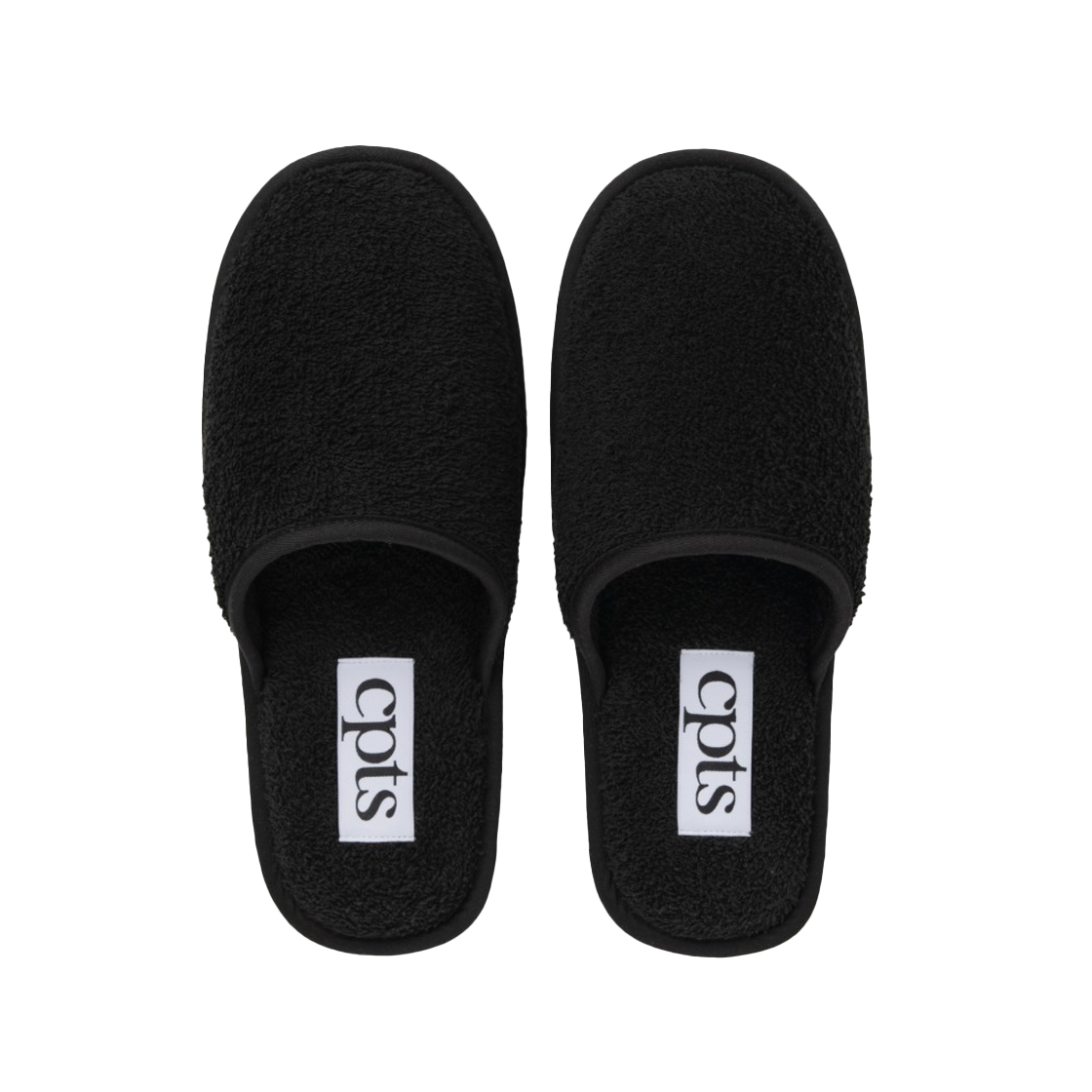 [3% 적립] 씨피티에스 테리 홈 슬리퍼 블랙([3% 적립] CPTS TERRY HOME SLIPPER BLACK) - 1