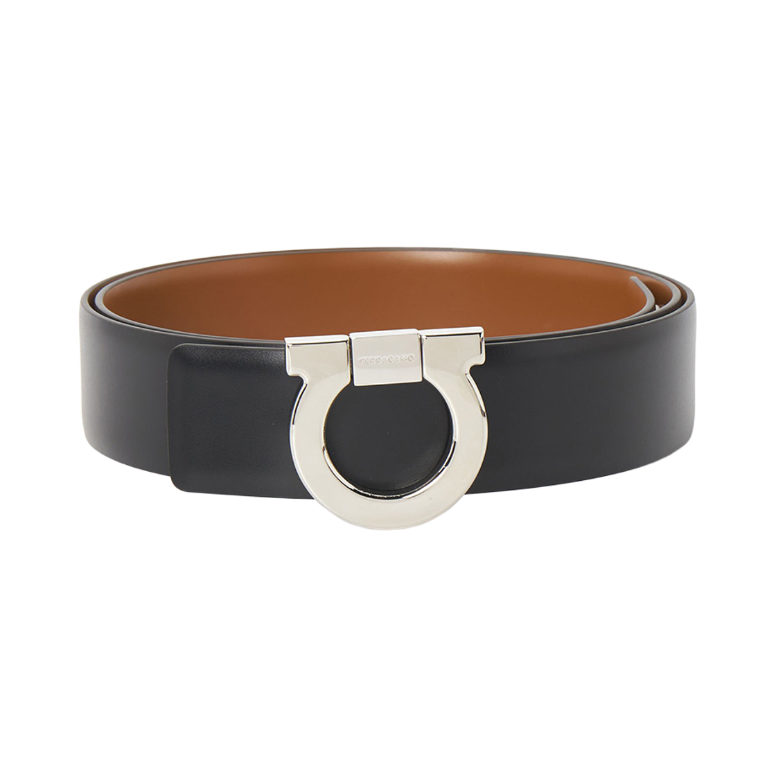 페라가모 리버시블 간치니 벨트 블랙 브라운(Ferragamo Reversible Gancini Belt Black Brown) - 1