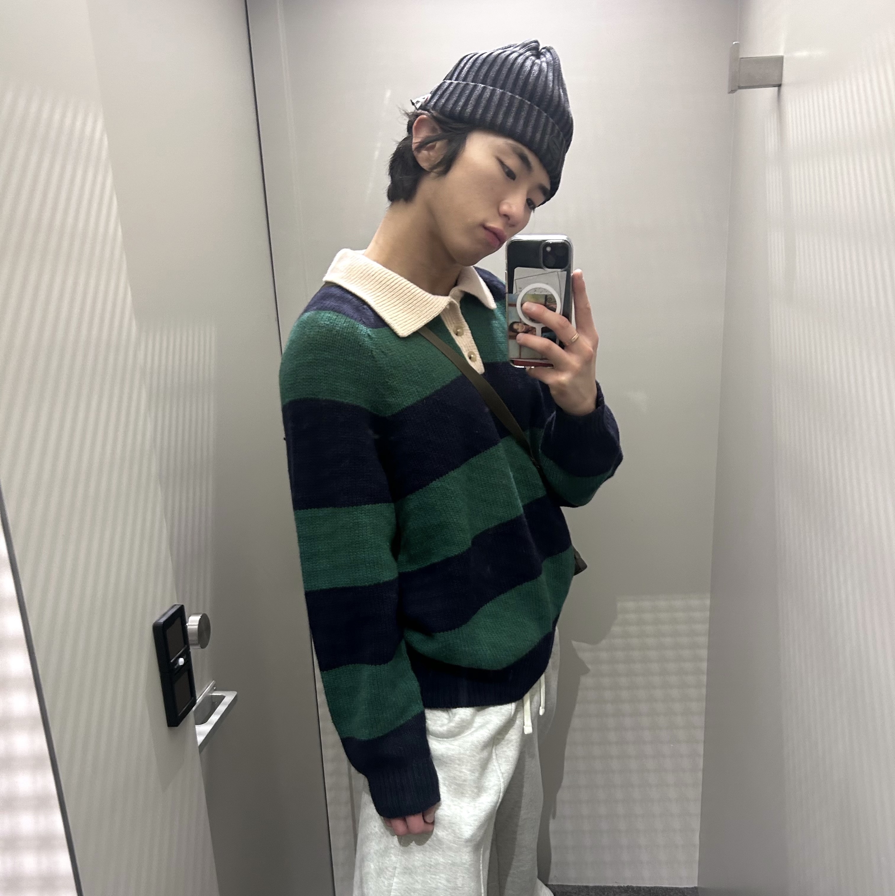 Howlin Absolute Polo Green Fantasy - 25FW 착용 스타일 - 2