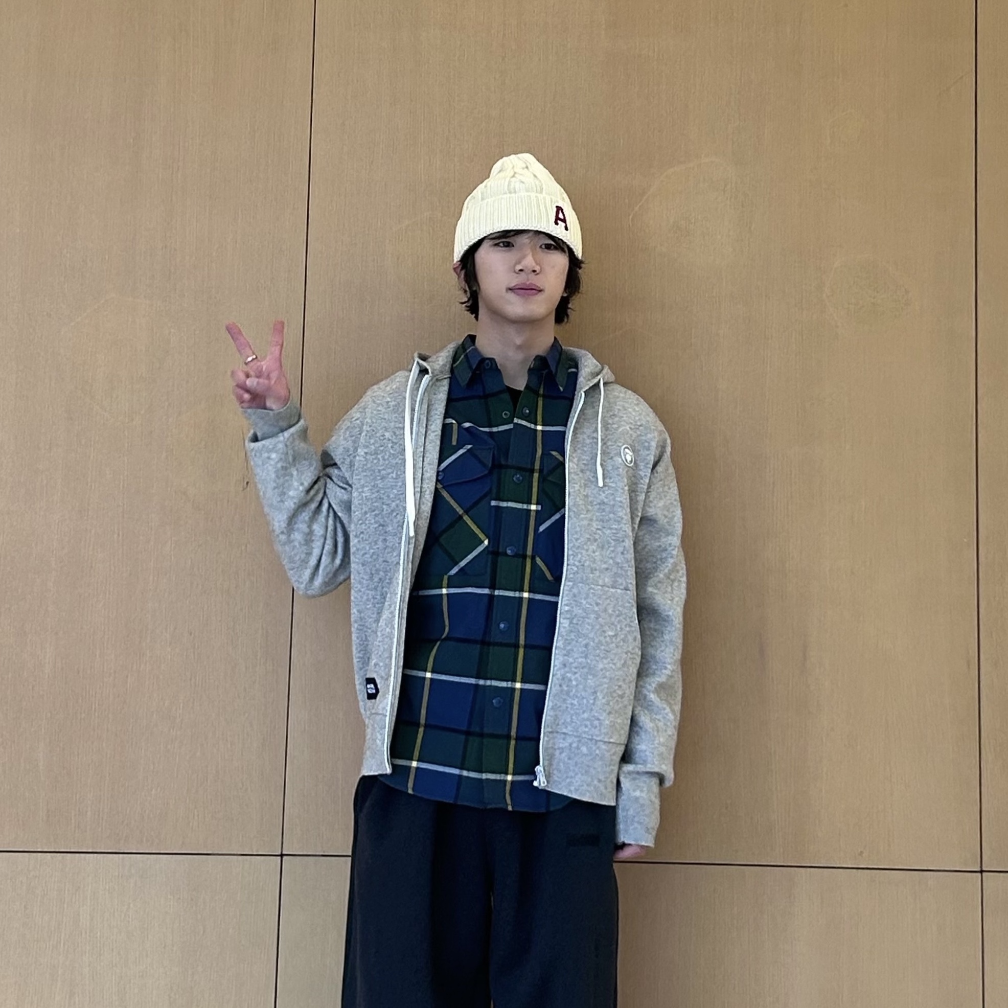 AAPE Main Hat Ivory - 26SS 착용 스타일 - 4