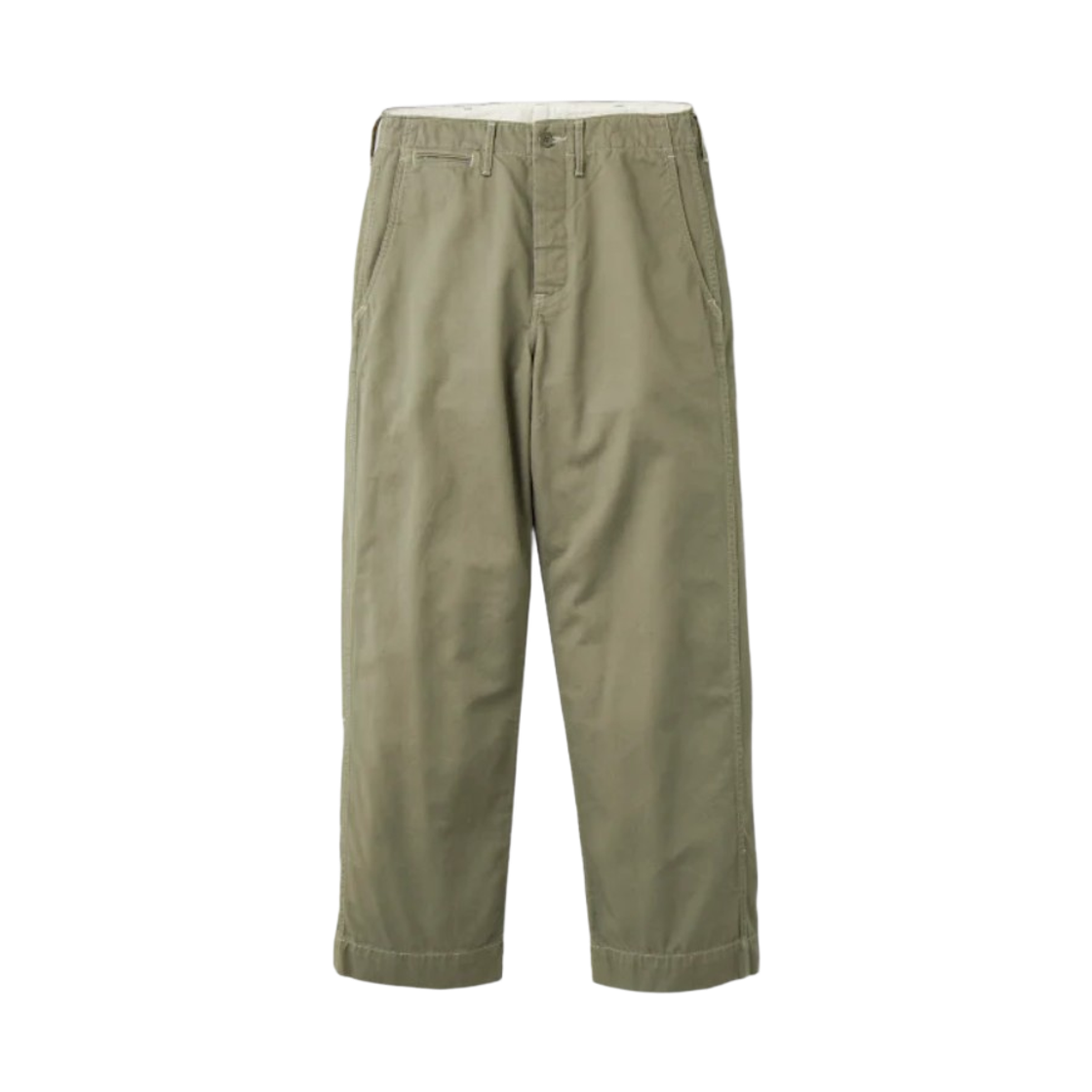풀카운트 1201-20 US 아미 치노 41 카키 트라우저 서지 그린(Fullcount 1201-20 US Army Chino 41 Khaki Trousers Surge Green)