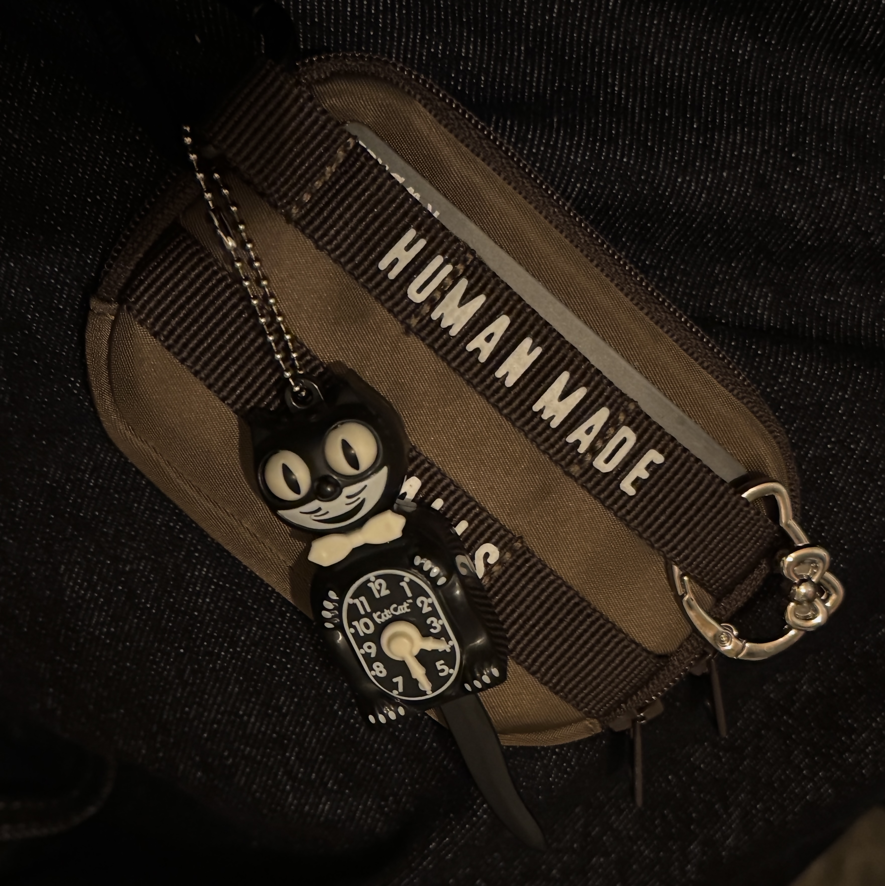 Human Made Military Card Case Brown 착용 스타일 - 2