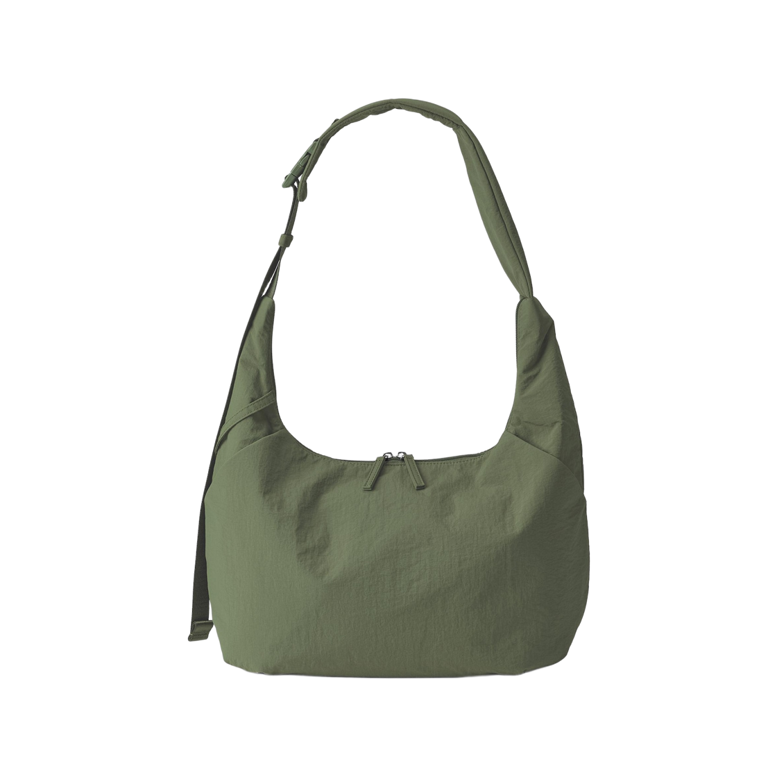 GU 소프트 나일론 코쿤 숄더백 올리브(GU Soft Nylon Cocoon Shoulder Bag Olive)