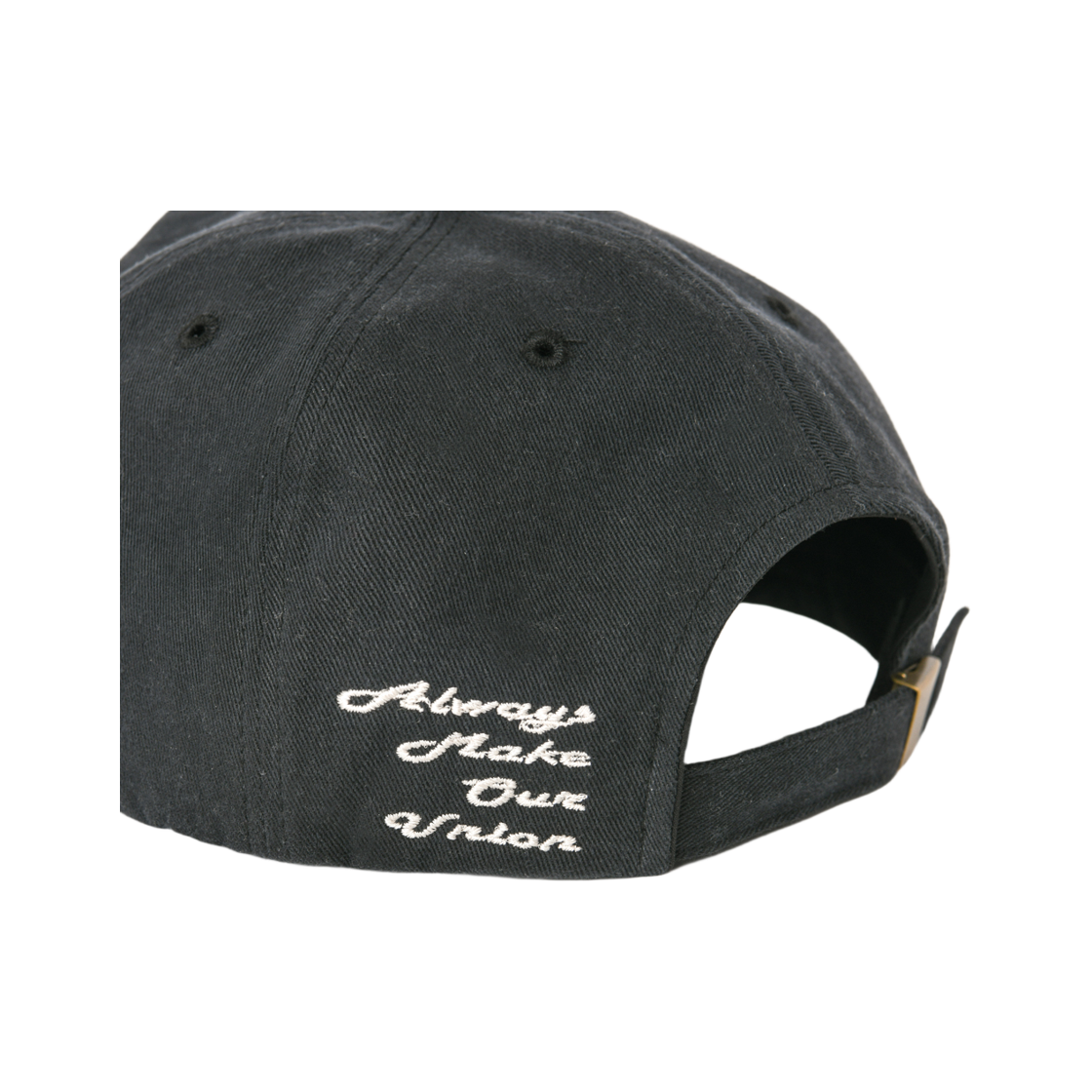 아모우 스피랄 5패널 캡 블랙(AMOU Spiral 5Pannel Cap Black) - 2