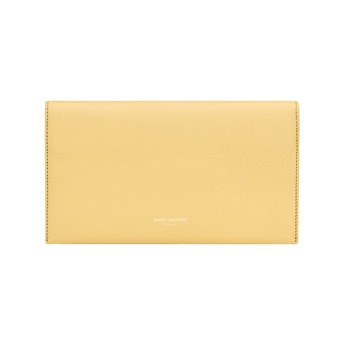 생로랑 레터 라지 월렛 레더 소프트 레몬(Saint Laurent Letter Large Wallet in Leather Soft Lemon) - 2