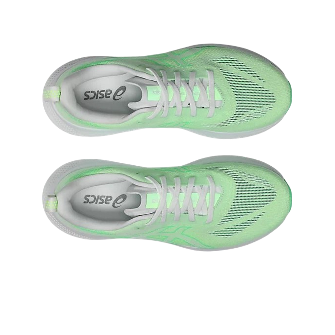 (W) 아식스 글라이드라이드 맥스 2 화이트 바이탈 그린((W) Asics Glideride Max 2 White Vital Green) - 2