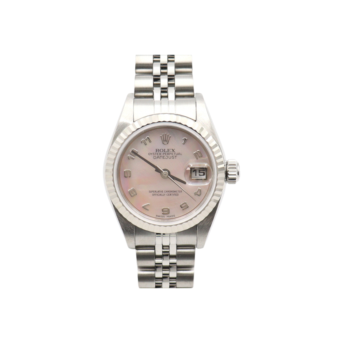 IT8P6D7TWW2P Rolex 79174 Datejust Mother-of-Pearl Roman Dial 26mm Steel Women's Watch