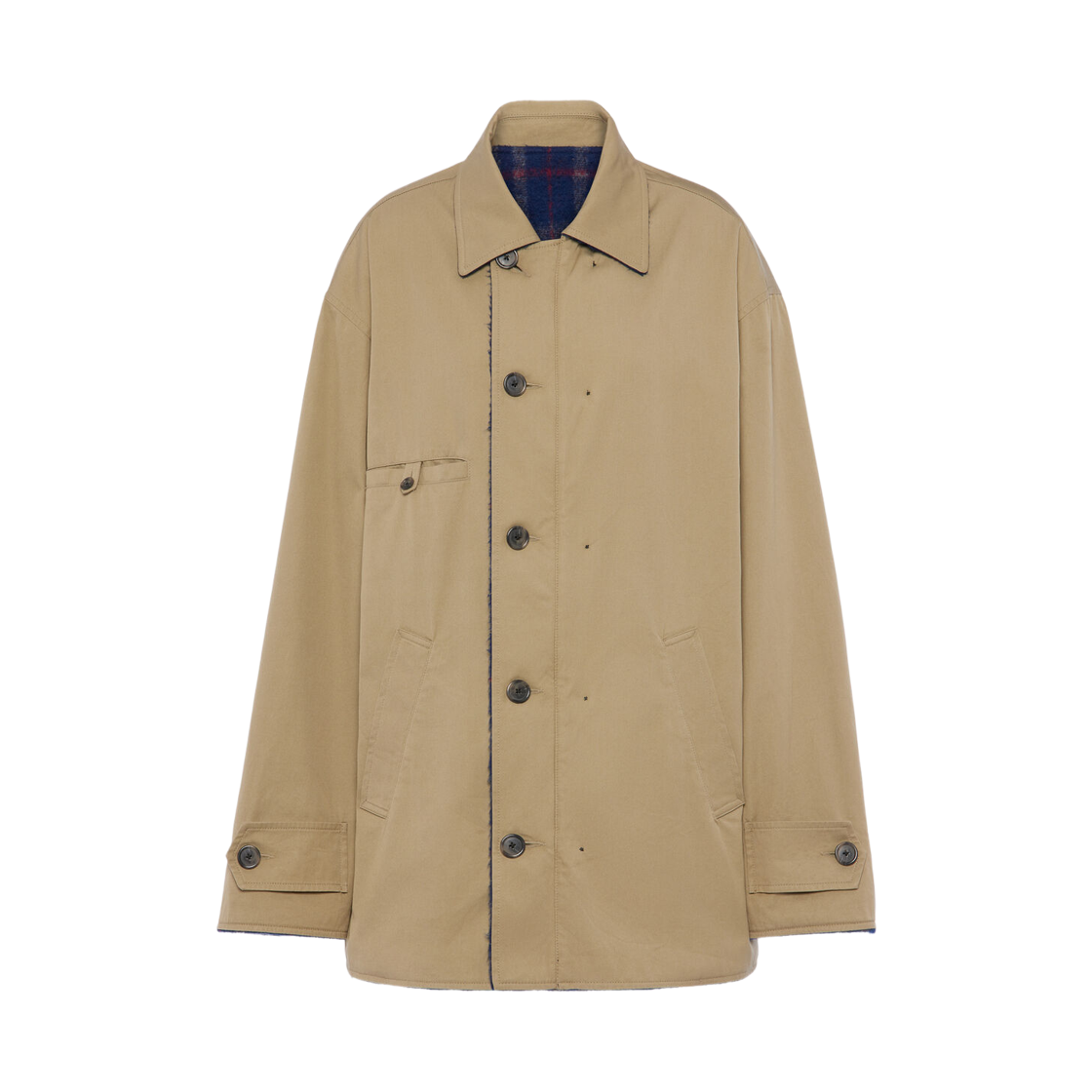 S51AM0511MTN154114 (W) Maison Margiela Reversible Caban Beige