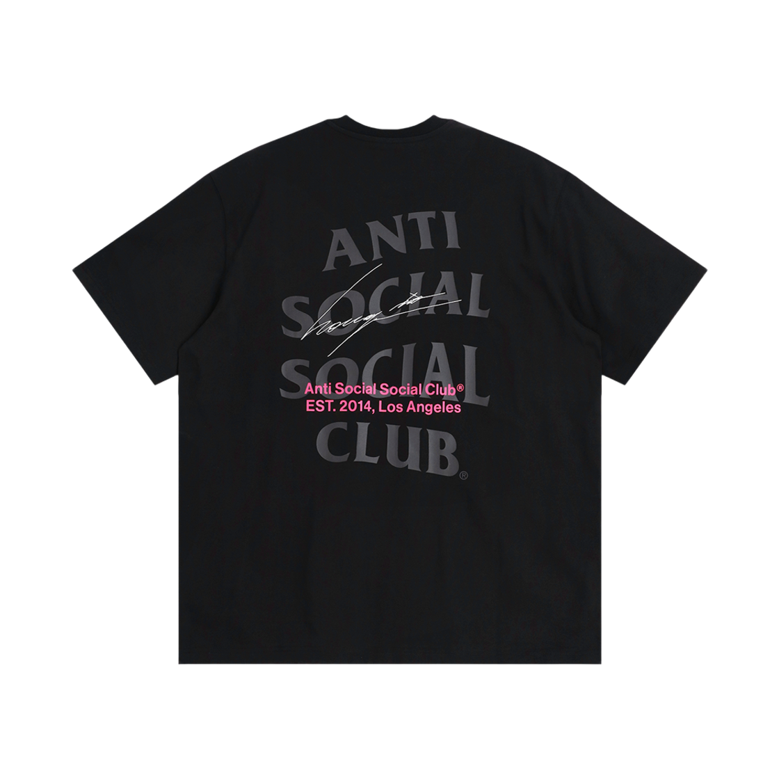 안티소셜소셜클럽 송지오 사인 로고 티셔츠 블랙(ASSC x Songzio Sign Logo S/S T-Shirts/Black)