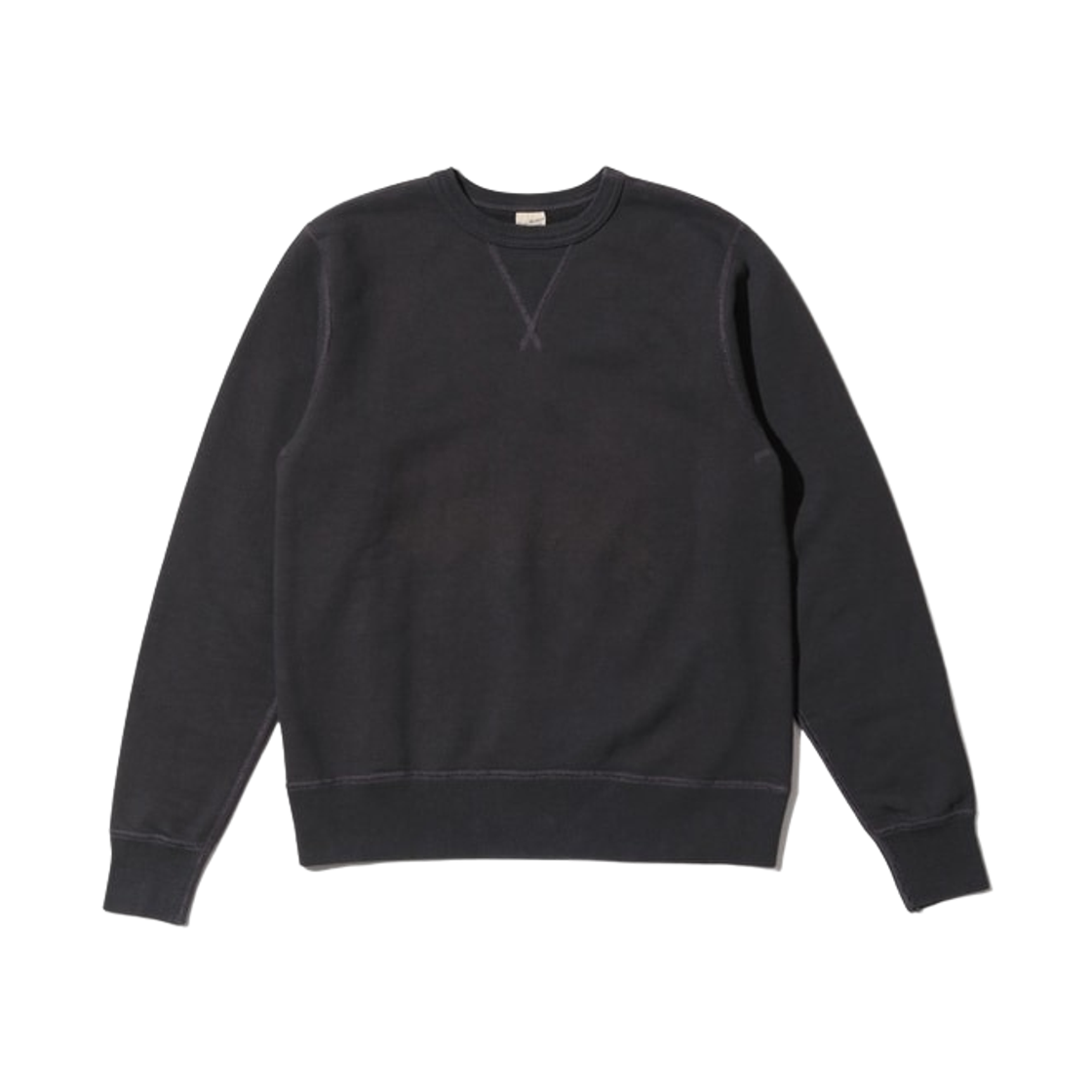 BR65622 Buzz Rickson's Set-In Crew Neck Sweatshirt Black