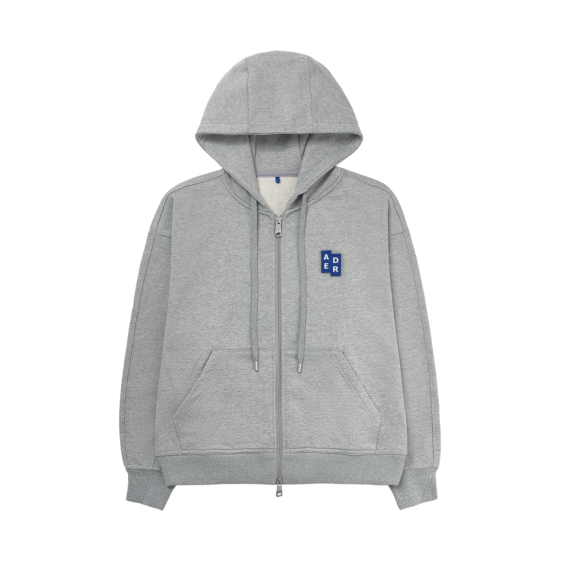 아더에러 시그니피컨트 TRS/BL 태그 후드 집업 02 그레이(Ader Error Sig; TRS/BL Tag Hoodie Zip-Up 02 Grey)