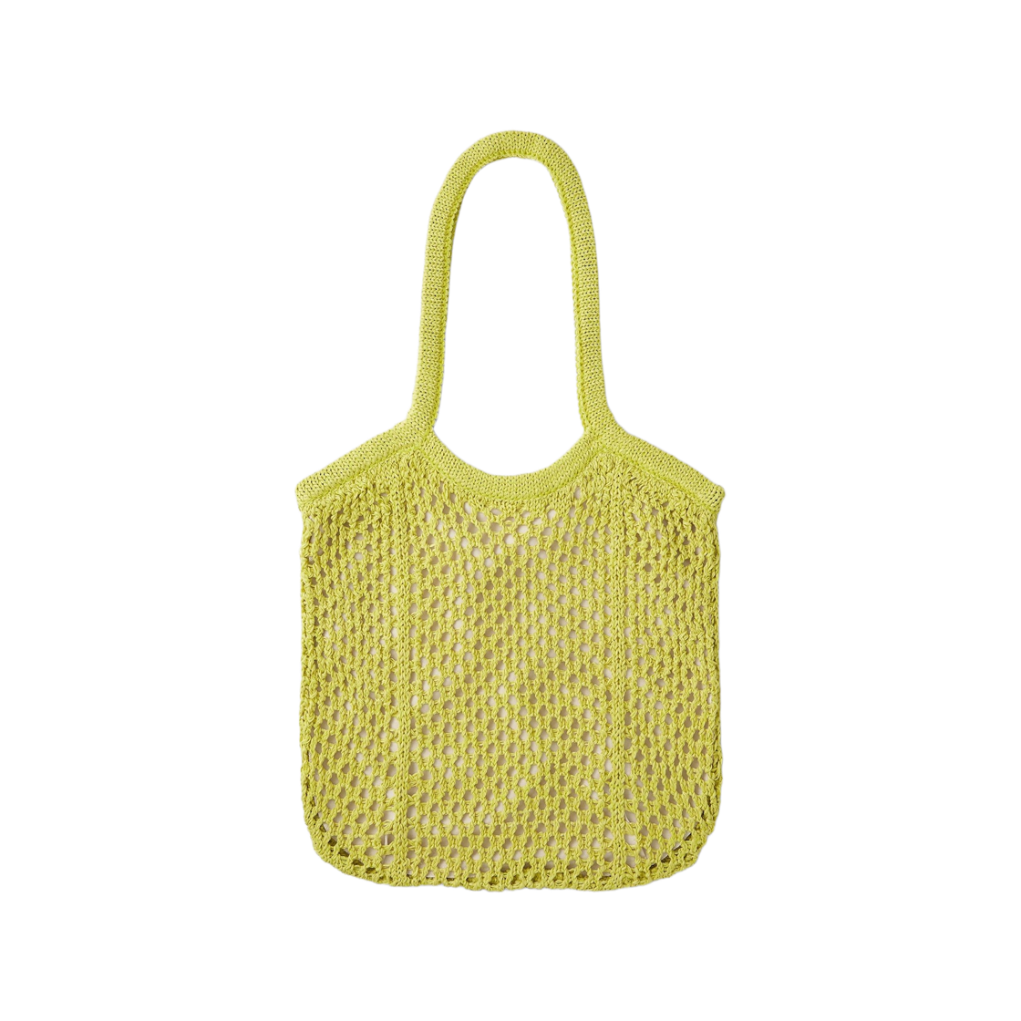 355943-43 GU Mesh Knit Bag Yellow