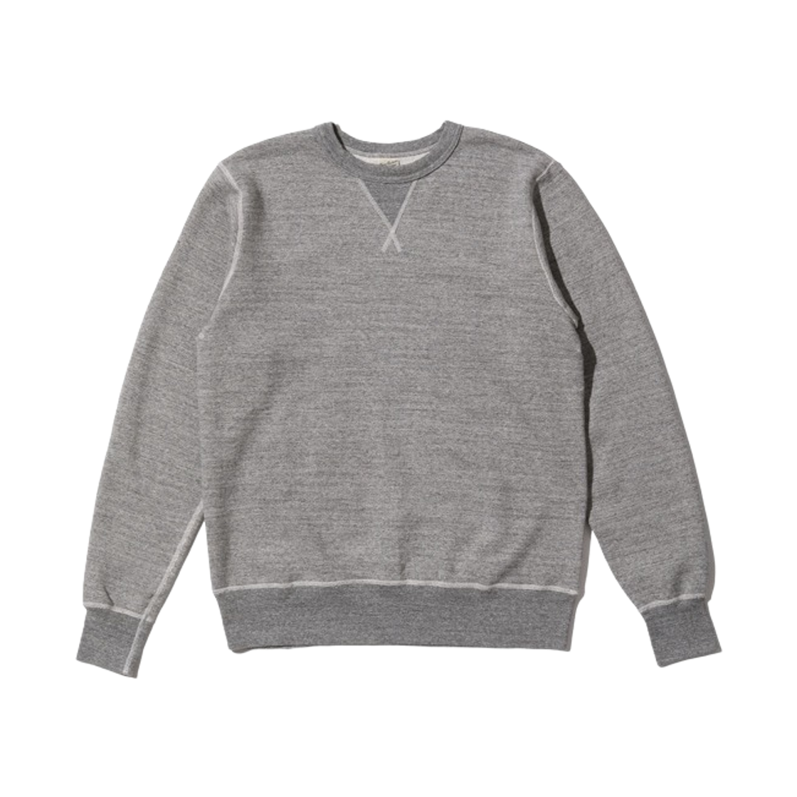 BR65622 Buzz Rickson's Set-In Crew Neck Sweatshirt Heather Gray