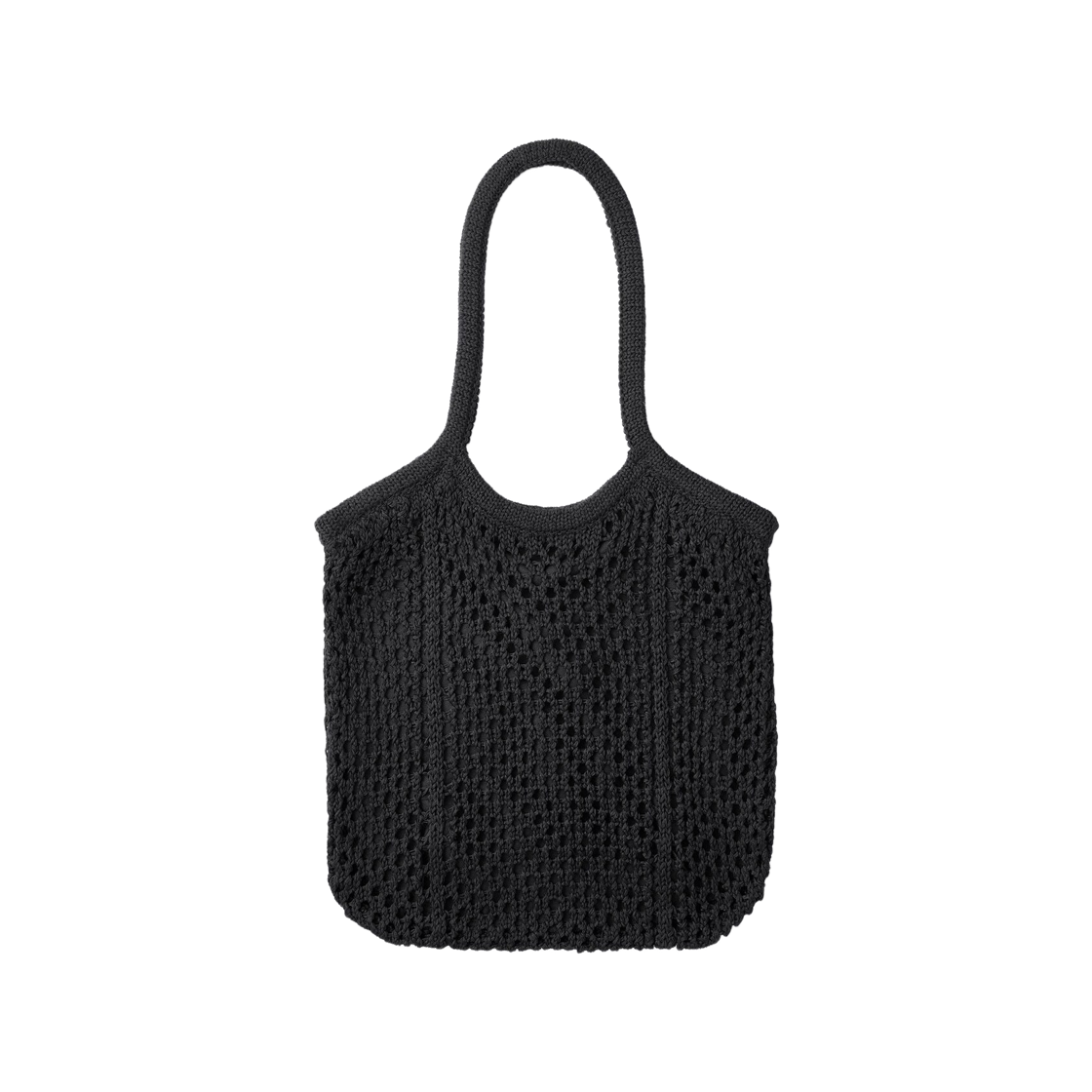 355943-09 GU Mesh Knit Bag Black