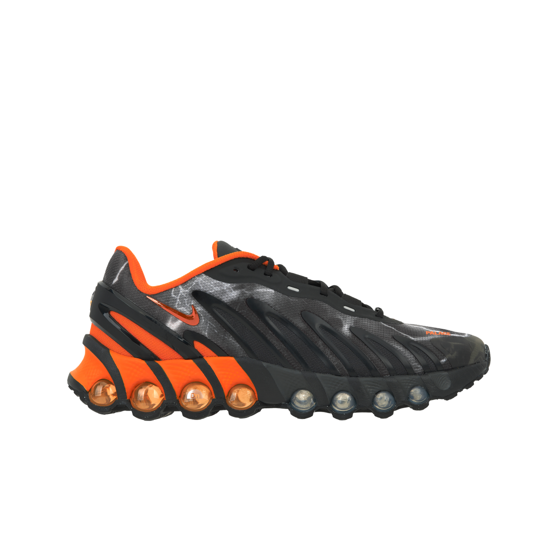 나이키 x 팔라스 에어맥스 Dn8 블랙 세이프티 오렌지