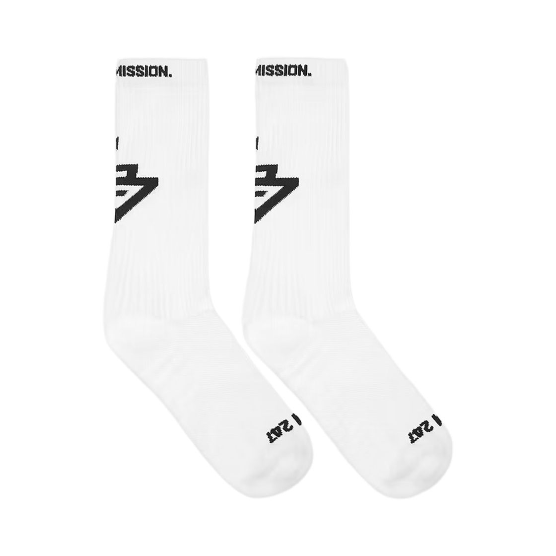 247M843-072 Represent 247 Logo Socks White