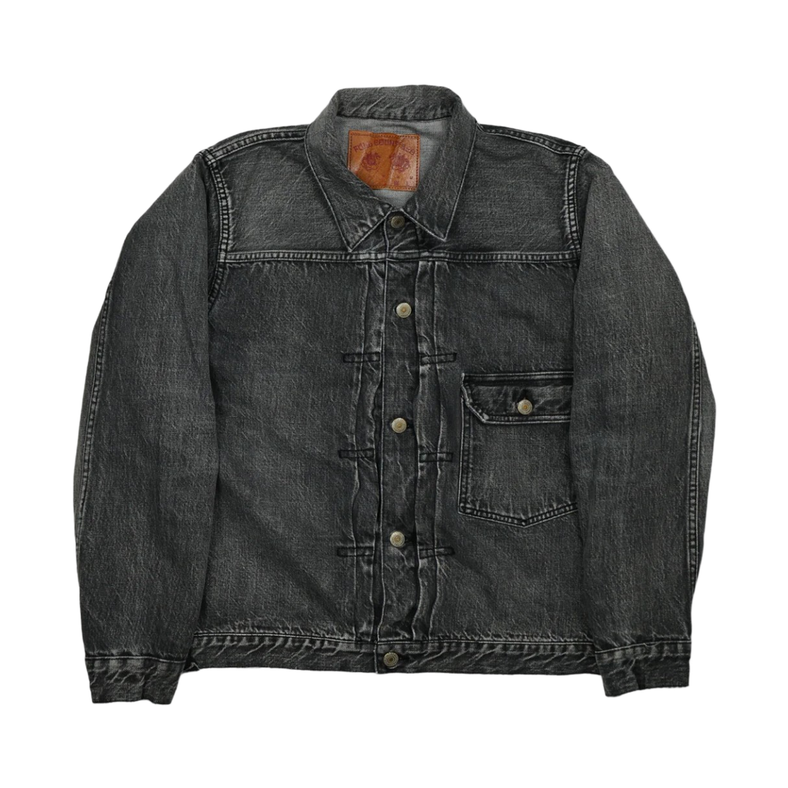 2107BKHW Fullcount 2107BKHW Type 1 Dartford Denim Jacket 13.7oz Black