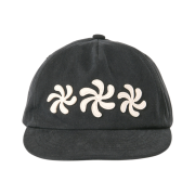 AMOU Spiral 5Pannel Cap Black