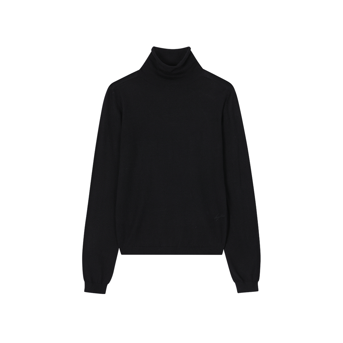 (W) 송지오 베일드 캐시미어 터틀넥 블랙((W) SONGZIO Veiled Cashmere Turtleneck Black)