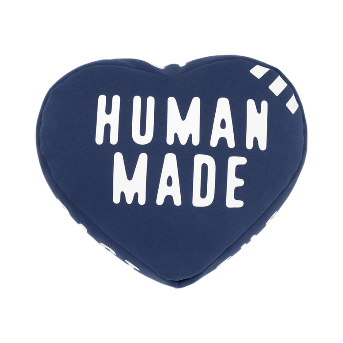 HM30GD079 Human Made Heart Beads Cushion Navy
