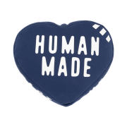 Human Made Heart Beads Cushion Navy