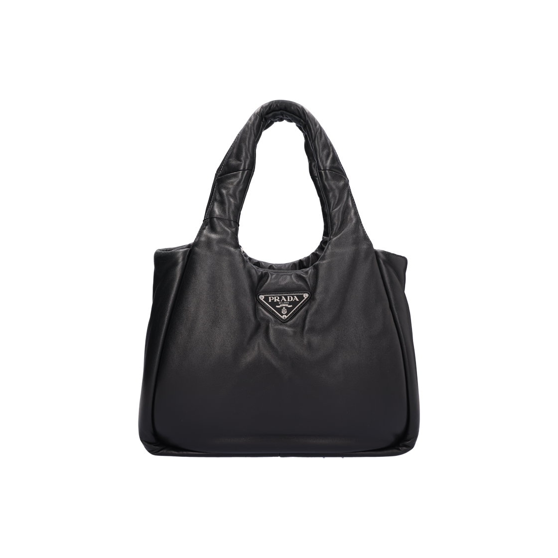 프라다 1BG413 미디움 패딩 프라다 소프트 나파 레더 백 블랙(Prada Medium Padded Soft Nappa Leather Bag - Black)