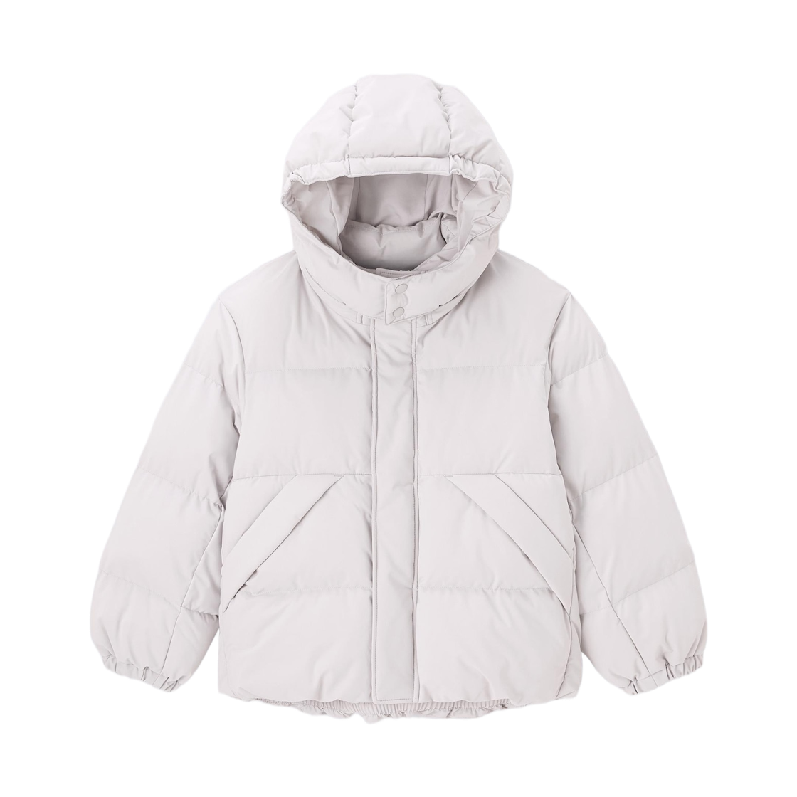 357774-02 (Kids) GU Warm Padded Jacket Light Gray