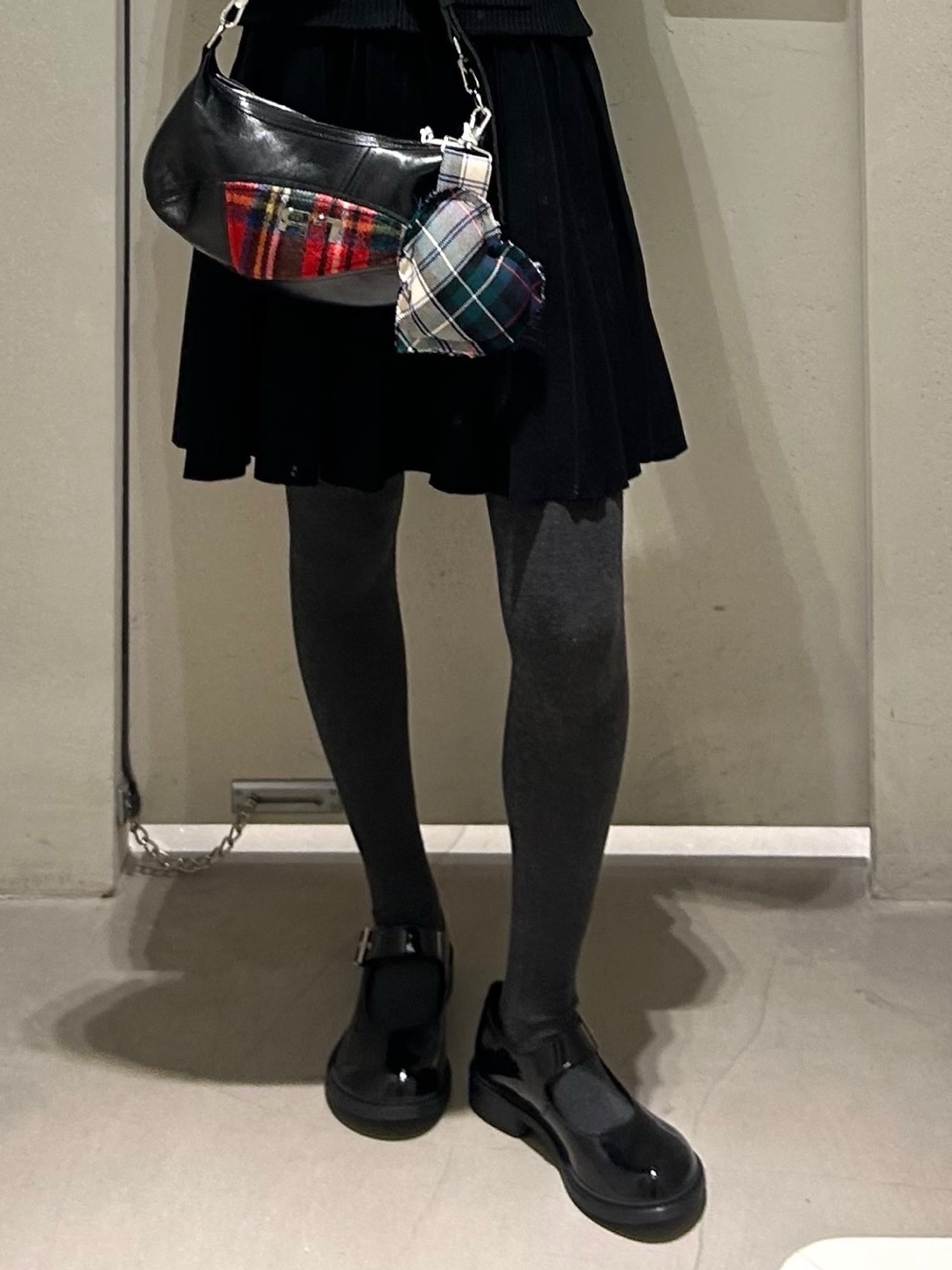 Phileo Women Mary Jane Black - 25FW 착용 스타일 - 2