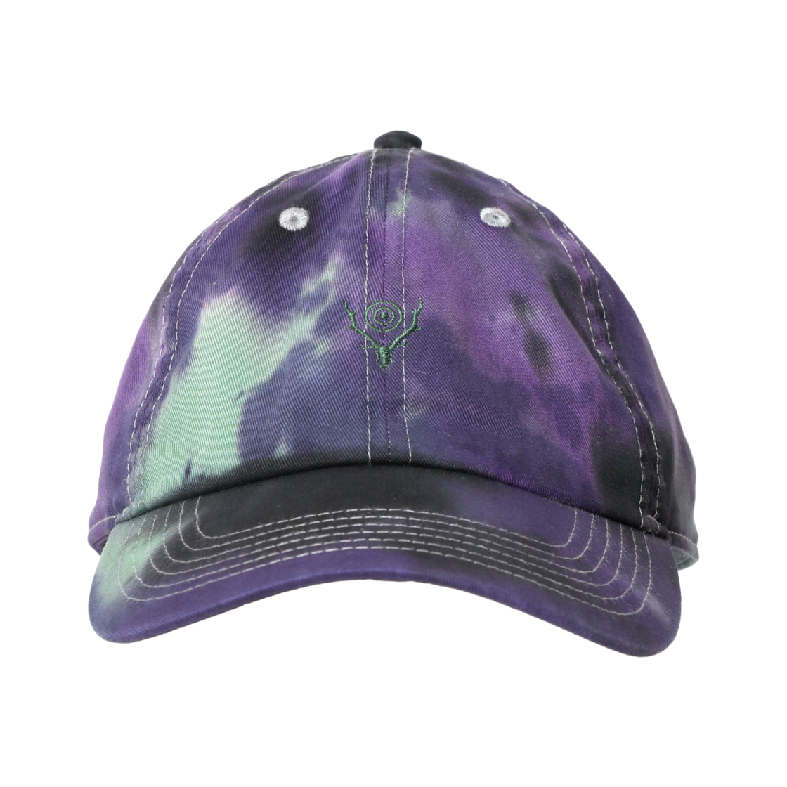 사우스2 웨스트8 타이 다이 스트랩 백 캡 퍼플(South2 West8 Tie Dye Strap Back Cap Purple)