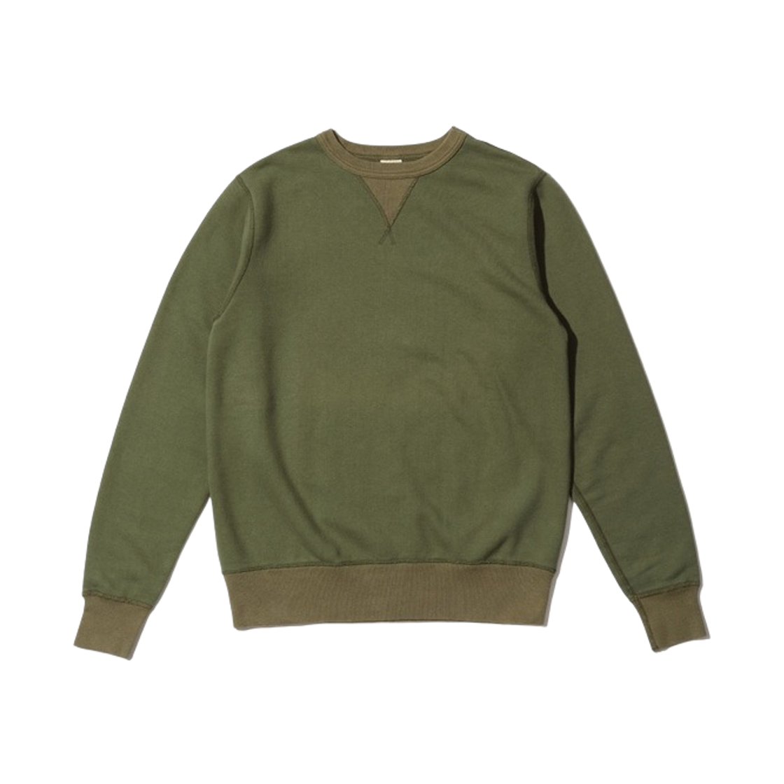 버즈 릭슨 세트인 크루넥 스웨트셔츠 올리브(Buzz Rickson's Set-In Crew Neck Sweatshirt Olive)